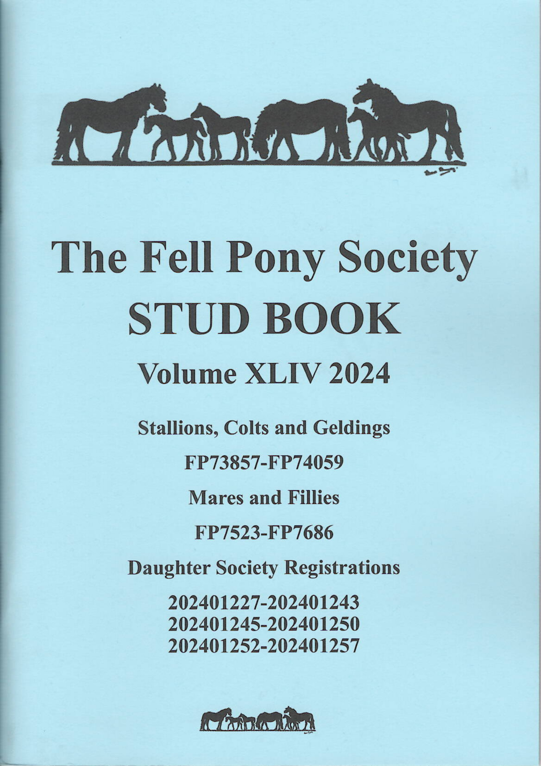 cover of a blue booklet
